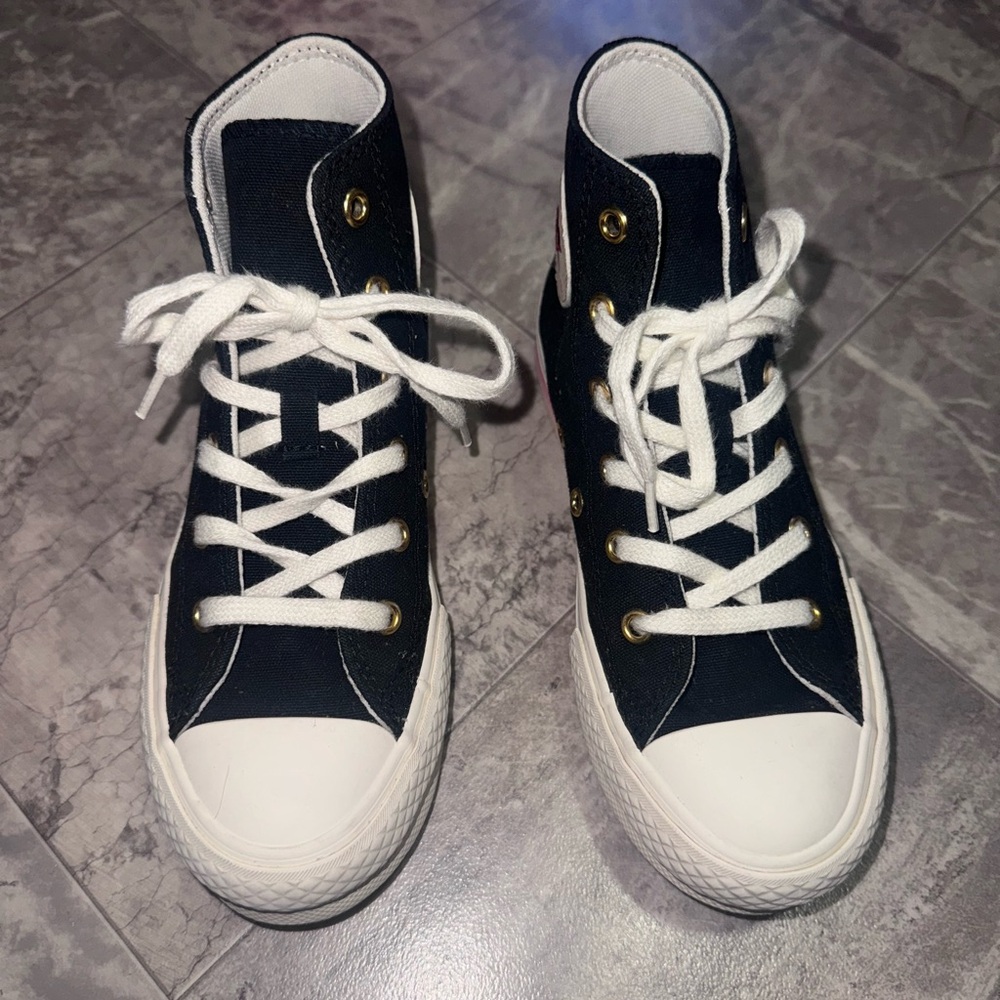 Converse Chuck Taylor All Star EVA Lift Platform High Tops Kids Size 1 - Picture 3 of 8